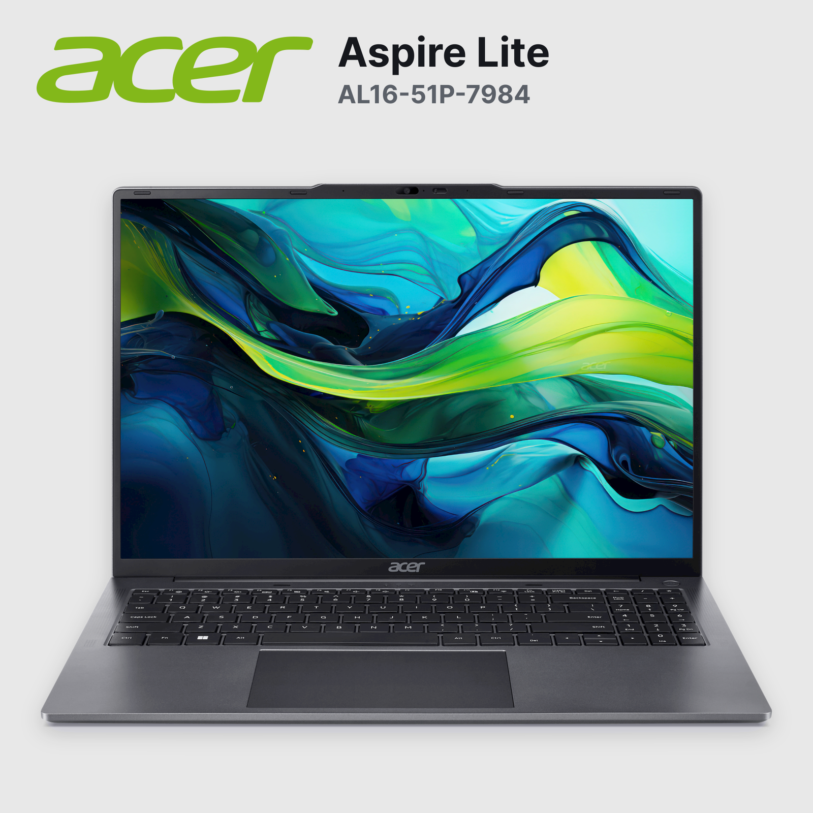 Laptop Acer Aspire Lite AL16-51P-7984 Core I7-1255U 16GB 512GB SSD 16" (NX.KX0AL.006)