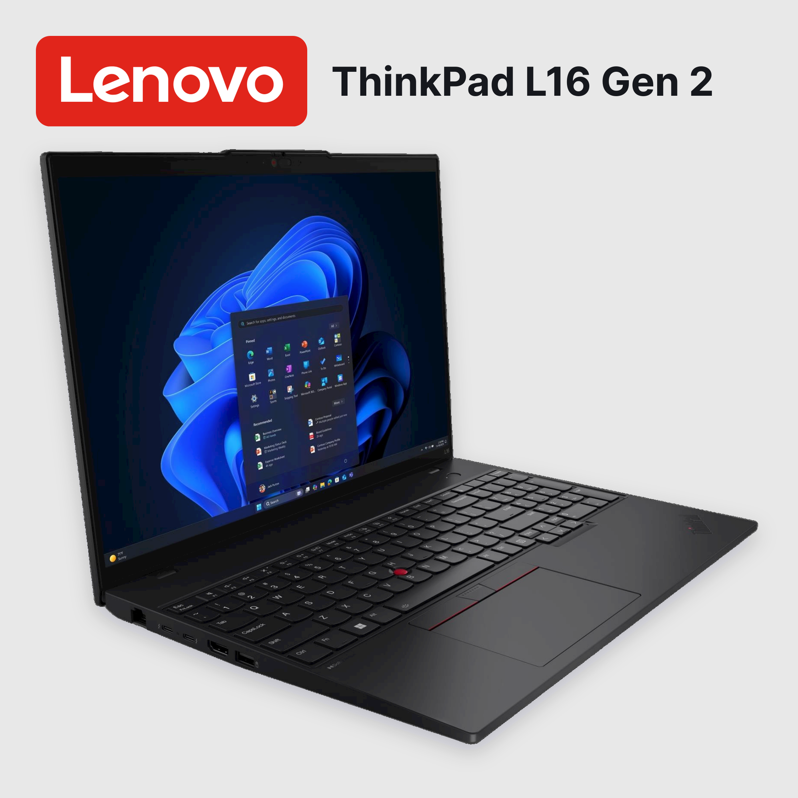 Laptop Lenovo ThinkPad L16 Gen 2 Ryzen 7-250 16GB 512GB SSD 16" (21SC001DLM)