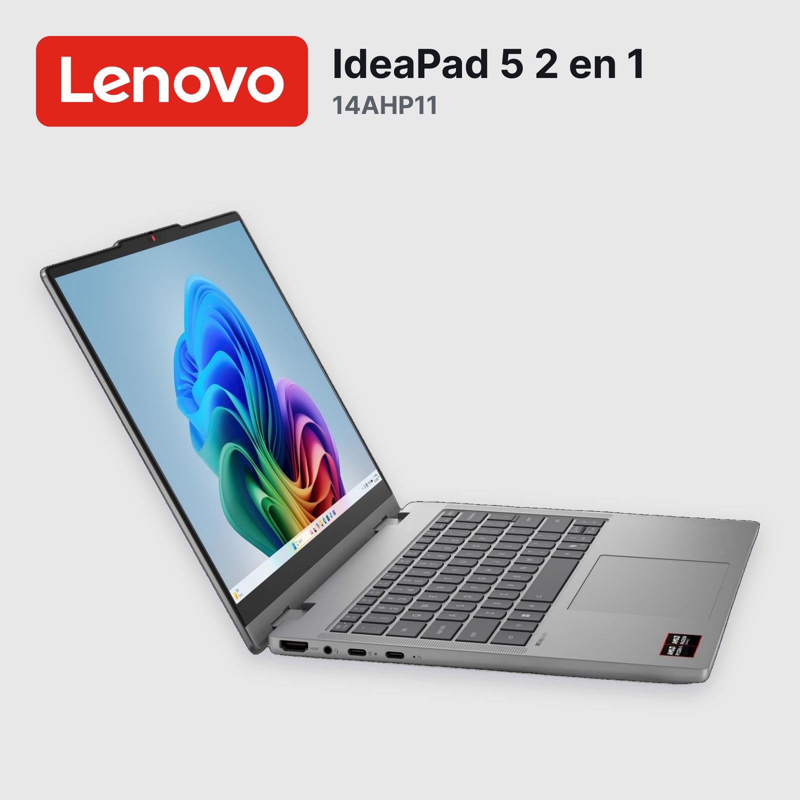 Laptop Lenovo IdeaPad 5 2 en 1 14AHP11 Ryzen 7-250 16GB 512GB SSD 14" (83UJ0012LM)