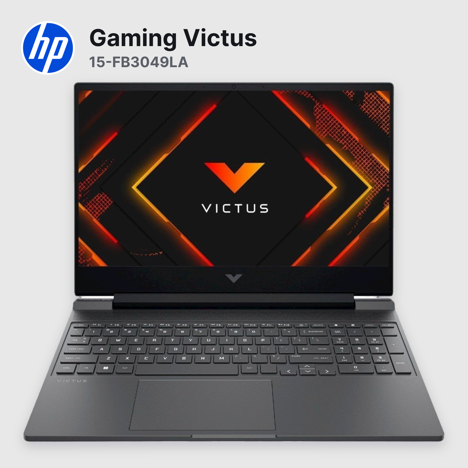 Laptop HP Gaming Victus 15-FB3049LA Ryzen 7-7445HS 8GB 512GB SSD RTX 4050 15.6" (D53P1LA#ABM)