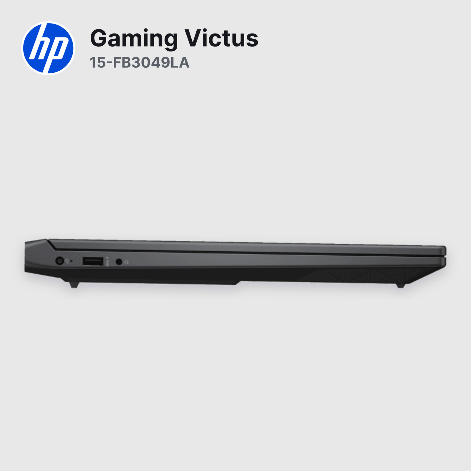 Laptop HP Gaming Victus 15-FB3049LA Ryzen 7-7445HS 8GB 512GB SSD RTX 4050 15.6" (D53P1LA#ABM)